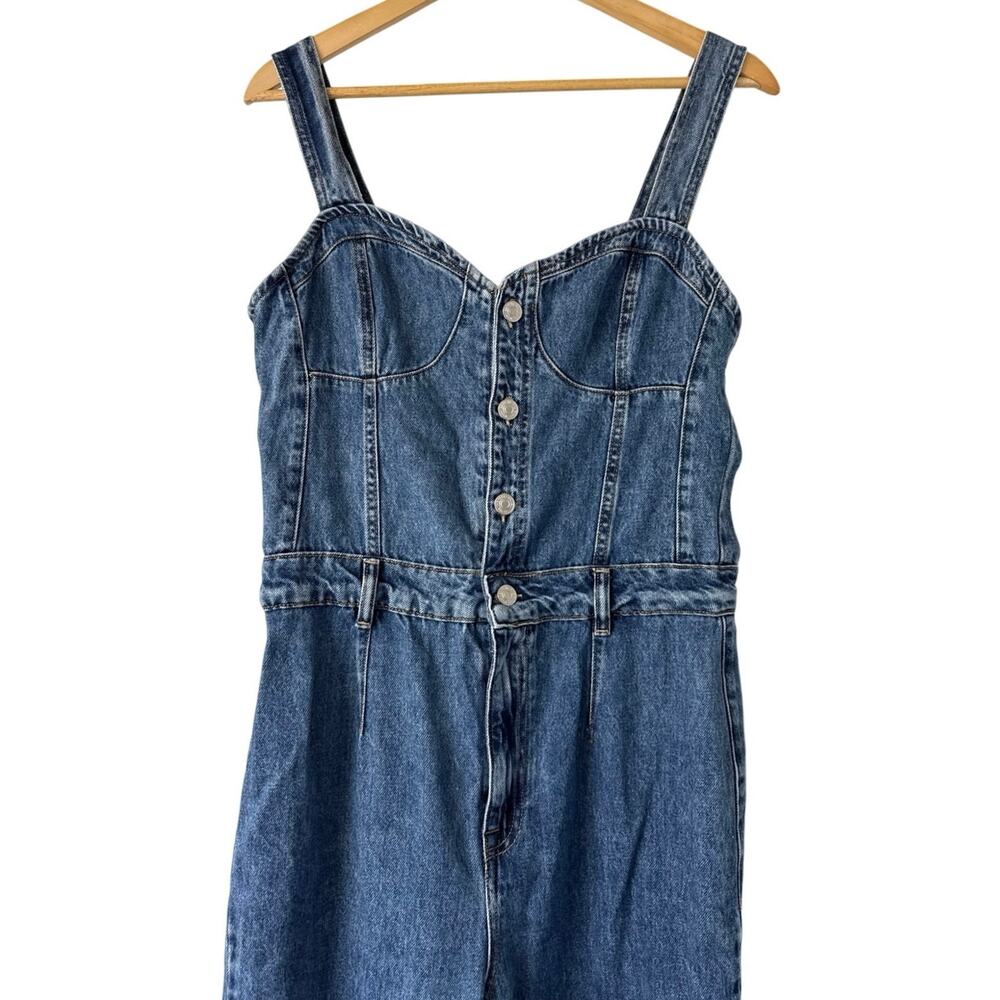 Free People|We the Free|Revolve| Kensington Denim Jumpsuit Size 8 *EUC - Picture 7 of 12